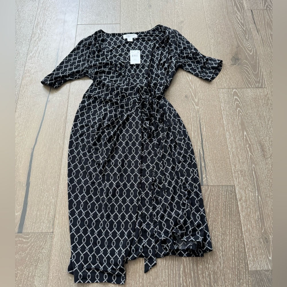 Motherhood Maternity wrap midi dress